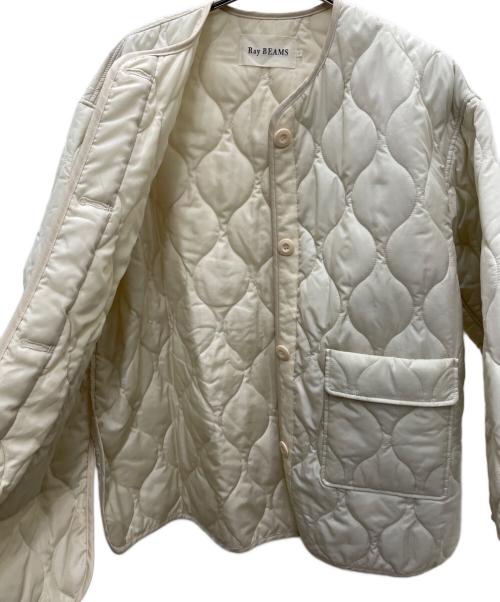 RAY BEAMS（レイ ビームス）RAY BEAMS (レイ ビームス) キルティングジャケット アイボリー サイズ:1の古着・服飾アイテム