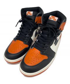 中古・古着通販】NIKE (ナイキ) ハイカットスニーカー ブラック