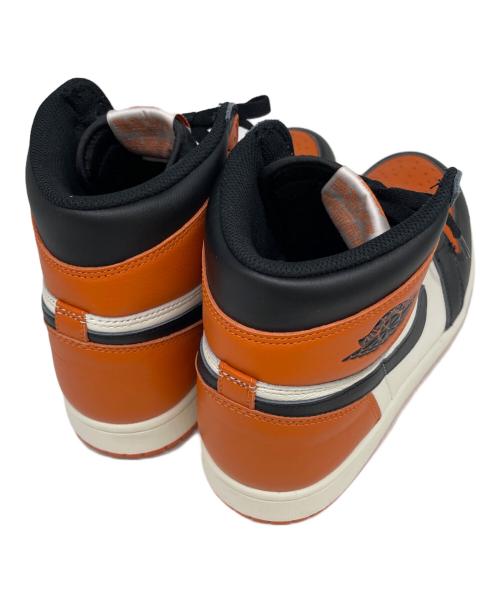 NIKE（ナイキ）NIKE (ナイキ) ハイカットスニーカー ブラック×オレンジ サイズ:28.5cmの古着・服飾アイテム