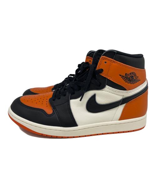 NIKE（ナイキ）NIKE (ナイキ) ハイカットスニーカー ブラック×オレンジ サイズ:28.5cmの古着・服飾アイテム