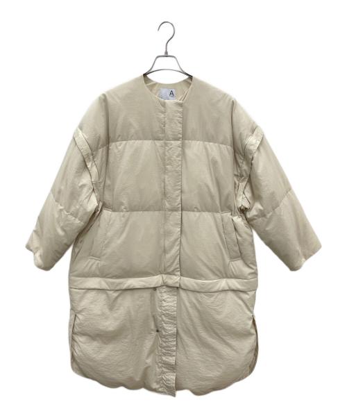 AYA KANEKO（アヤカネコ）AYA KANEKO (カネコ アヤ) emmi (エミ) ダウンジャケット ベージュの古着・服飾アイテム
