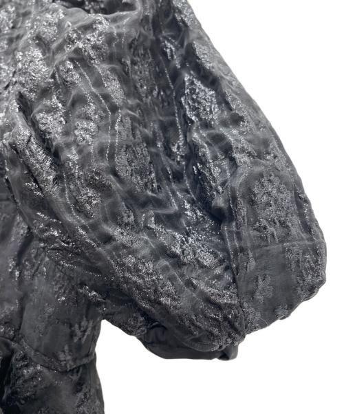 MAISON SPECIAL（メゾンスペシャル）MAISON SPECIAL (メゾンスペシャル) フラワージャガードレイヤードトップ ブラック サイズ:Mの古着・服飾アイテム