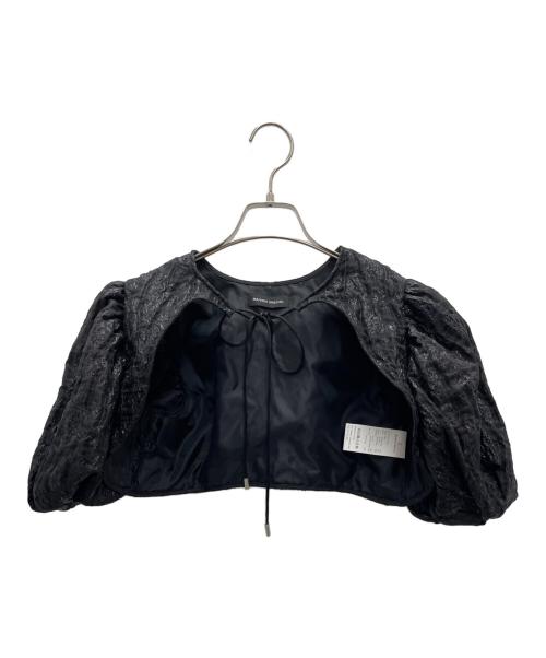 MAISON SPECIAL（メゾンスペシャル）MAISON SPECIAL (メゾンスペシャル) フラワージャガードレイヤードトップ ブラック サイズ:Mの古着・服飾アイテム