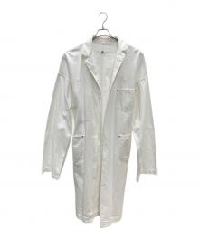 GANRYU（ガンリュウ）の古着「16AW デニムラップコート」｜ホワイト