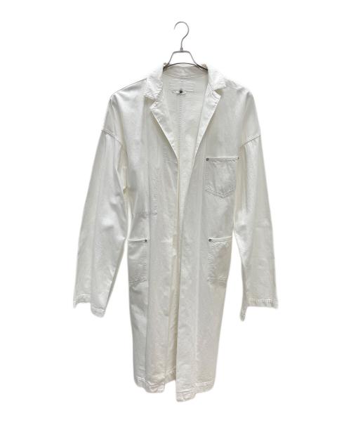 GANRYU（ガンリュウ）GANRYU (ガンリュウ) 16AW デニムラップコート ホワイト サイズ:Mの古着・服飾アイテム