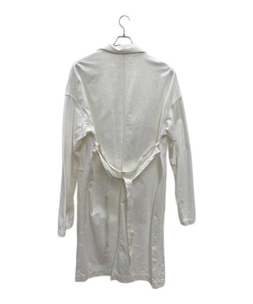 GANRYU（ガンリュウ）GANRYU (ガンリュウ) 16AW デニムラップコート ホワイト サイズ:Mの古着・服飾アイテム