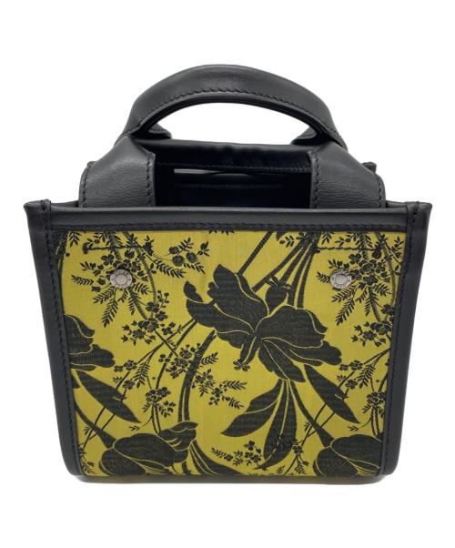 JIMMY CHOO（ジミーチュウ）JIMMY CHOO (ジミーチュウ) 2WAYミニバッグ グリーン×ブラックの古着・服飾アイテム