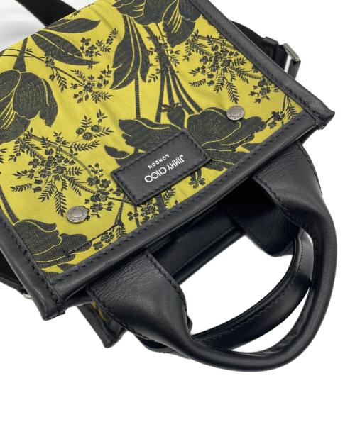 JIMMY CHOO（ジミーチュウ）JIMMY CHOO (ジミーチュウ) 2WAYミニバッグ グリーン×ブラックの古着・服飾アイテム