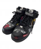 NIKE×SUPREMEナイキ×シュプリーム）の古着「ハイカットスニーカー」｜ブラック