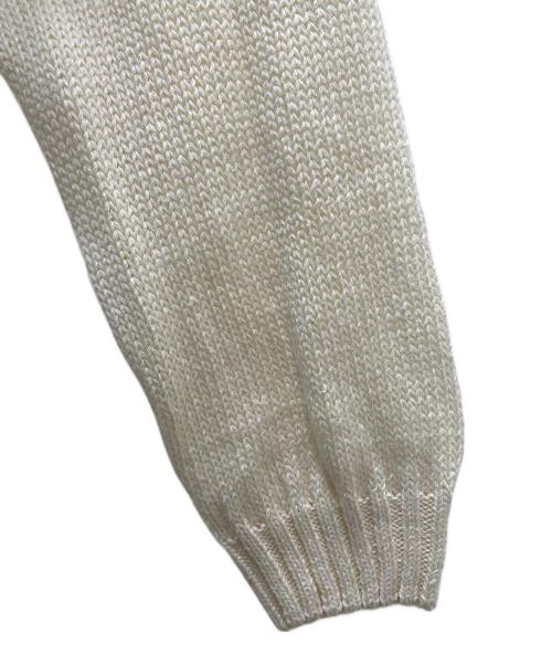 Settefili Cashmere（セッテフィーリ カシミア）Settefili Cashmere (セッテフィーリ カシミア) 薄手ニット ホワイト サイズ:44の古着・服飾アイテム