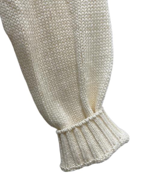 Settefili Cashmere（セッテフィーリ カシミア）Settefili Cashmere (セッテフィーリ カシミア) 薄手ニット ホワイト サイズ:44の古着・服飾アイテム