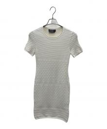 Salvatore Ferragamo（サルヴァトーレ フェラガモ）の古着「半袖ワンピース」｜ホワイト