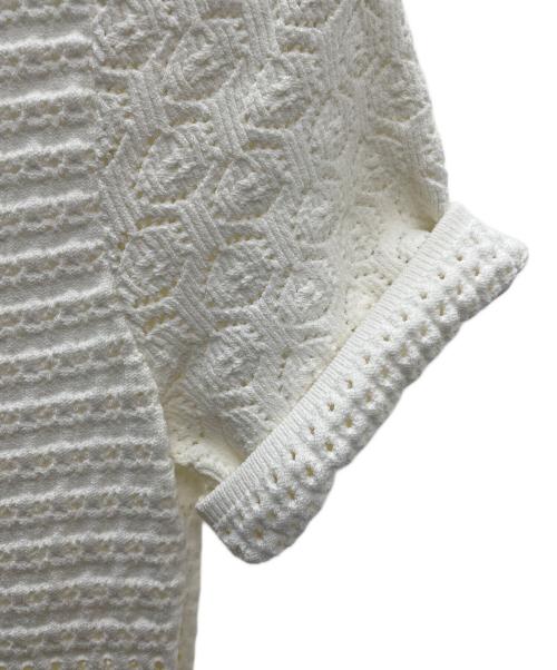 Salvatore Ferragamo（サルヴァトーレ フェラガモ）Salvatore Ferragamo (サルヴァトーレ フェラガモ) 半袖ワンピース ホワイト サイズ:XSの古着・服飾アイテム