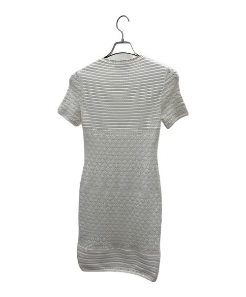 Salvatore Ferragamo（サルヴァトーレ フェラガモ）Salvatore Ferragamo (サルヴァトーレ フェラガモ) 半袖ワンピース ホワイト サイズ:XSの古着・服飾アイテム