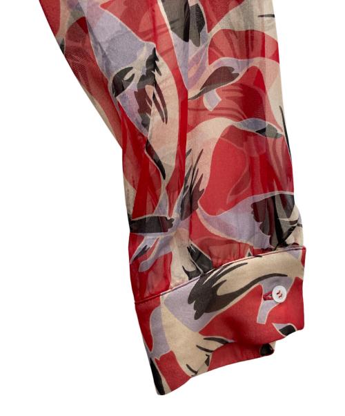 N°21（ヌメロヴェントゥーノ）N°21 (ヌメロヴェントゥーノ) 長袖ワンピース レッド サイズ:40の古着・服飾アイテム