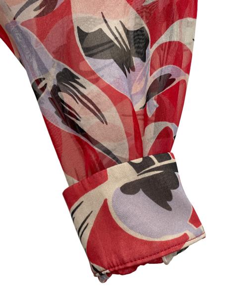 N°21（ヌメロヴェントゥーノ）N°21 (ヌメロヴェントゥーノ) 長袖ワンピース レッド サイズ:40の古着・服飾アイテム