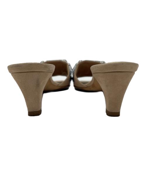 LOUIS VUITTON（ルイ ヴィトン）LOUIS VUITTON (ルイ ヴィトン) ビジューサンダル ピンク×シルバー サイズ:34の古着・服飾アイテム