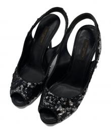 LOUIS VUITTON（ルイ ヴィトン）の古着「ミュール」｜ブラック×シルバー