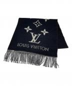 LOUIS VUITTONルイ ヴィトン）の古着「マフラー・レイキャビック グラディエント」｜ブラック