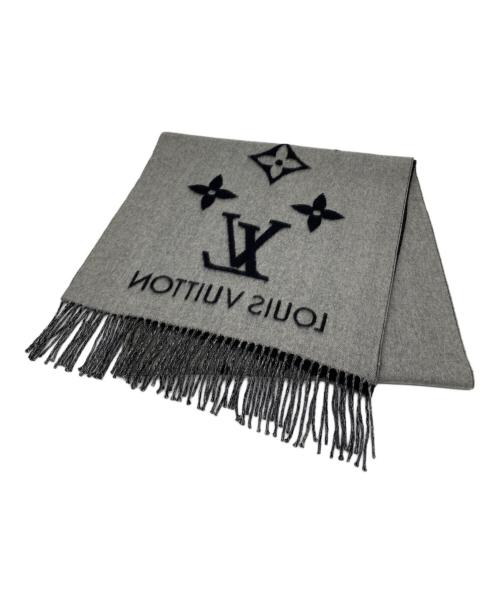 LOUIS VUITTON（ルイ ヴィトン）LOUIS VUITTON (ルイ ヴィトン) マフラー・レイキャビック グラディエント ブラックの古着・服飾アイテム