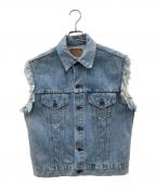 LEVI'Sリーバイス）の古着「カットオフデニムベスト」｜インディゴ