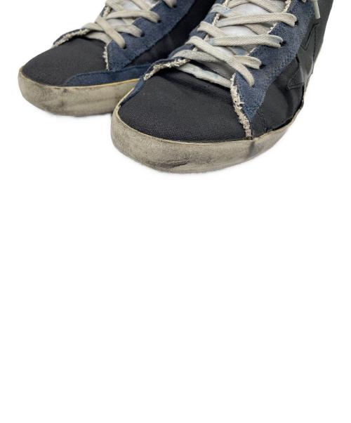 GOLDEN GOOSE（ゴールデングース）GOLDEN GOOSE (ゴールデングース) ヴィンテージ加工スニーカー ブラック×ネイビー サイズ:41の古着・服飾アイテム