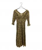 Ameriアメリ）の古着「長袖ワンピース」｜イエロー