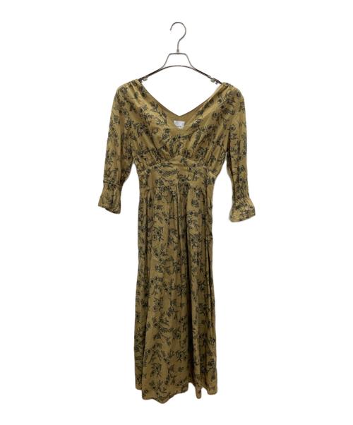 Ameri（アメリ）Ameri (アメリ) 長袖ワンピース イエロー サイズ:Freeの古着・服飾アイテム