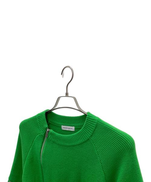 MAISON SPECIAL（メゾンスペシャル）MAISON SPECIAL (メゾンスペシャル) 厚手ニット グリーン サイズ:Freeの古着・服飾アイテム