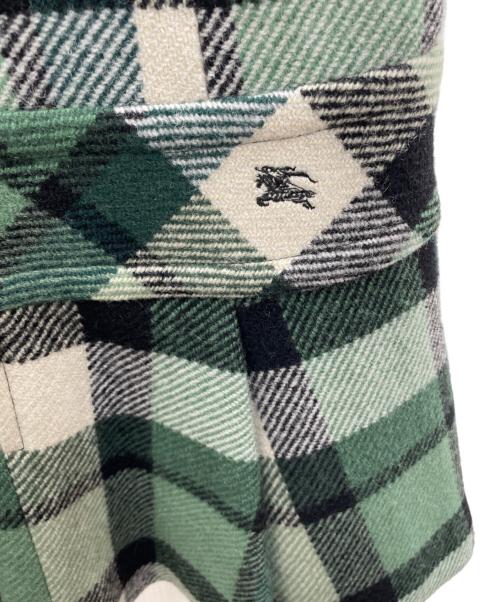 BURBERRY BLUE LABEL（バーバリー ブルー レーベル）BURBERRY BLUE LABEL (バーバリーロンドンブルーレーベル) 半袖ワンピース グリーン サイズ:38の古着・服飾アイテム