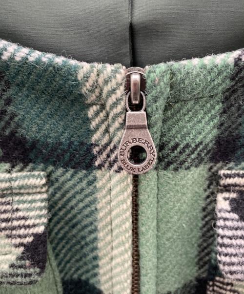 BURBERRY BLUE LABEL（バーバリー ブルー レーベル）BURBERRY BLUE LABEL (バーバリーロンドンブルーレーベル) 半袖ワンピース グリーン サイズ:38の古着・服飾アイテム