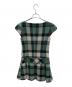 BURBERRY BLUE LABEL (バーバリーロンドンブルーレーベル) 半袖ワンピース グリーン サイズ:38：5000円