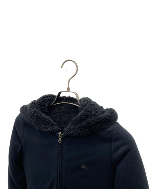 BURBERRY BLUE LABEL（バーバリーロンドンブルーレーベル）BURBERRY BLUE LABEL (バーバリーロンドンブルーレーベル) リバーシブルパーカー ネイビー サイズ:38の古着・服飾アイテム