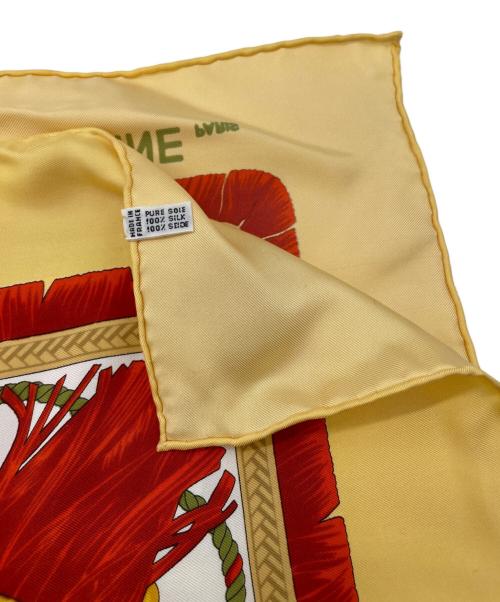 CELINE（セリーヌ）CELINE (セリーヌ) スカーフ イエローの古着・服飾アイテム