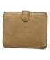 LOEWE (ロエベ) アナグラム型カーフレザー2つ折り財布 ベージュ：7000円