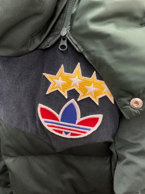 adidas（アディダス）adidas (アディダス) ダウンジャケット グリーンの古着・服飾アイテム
