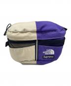 THE NORTH FACE×SUPREMEザ ノース フェイス×シュプリーム）の古着「Split Waist Bag」｜ベージュ×パープル