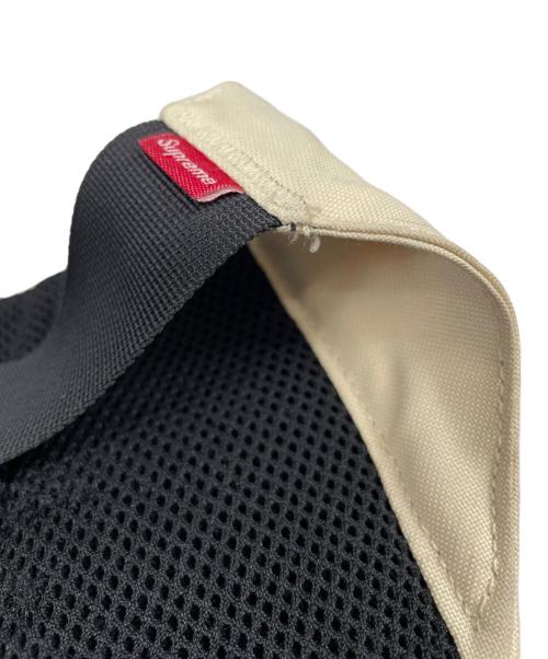 THE NORTH FACE（ザ ノース フェイス）THE NORTH FACE (ザ ノース フェイス) SUPREME (シュプリーム) Split Waist Bag ベージュ×パープルの古着・服飾アイテム