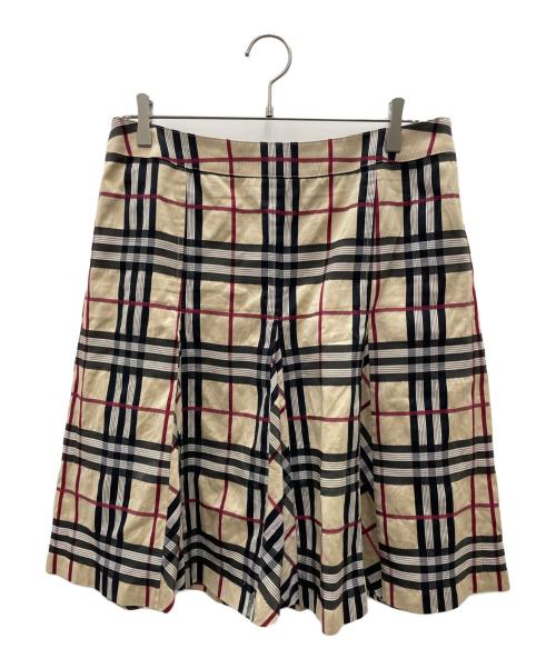 BURBERRY LONDON（バーバリーロンドン）BURBERRY LONDON (バーバリーロンドン) プリーツスカート ベージュ サイズ:46の古着・服飾アイテム
