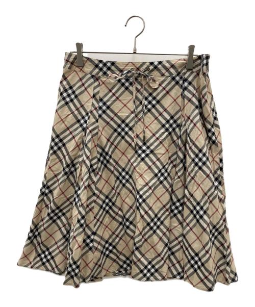 BURBERRY LONDON（バーバリーロンドン）BURBERRY LONDON (バーバリーロンドン) プリーツスカート ベージュ サイズ:46の古着・服飾アイテム
