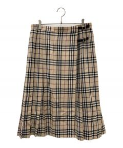 中古・古着通販】BURBERRY (バーバリー) プリーツラップスカート