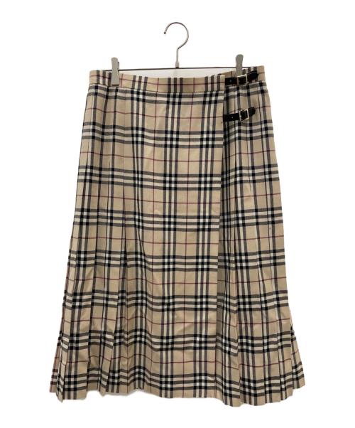 BURBERRY LONDON（バーバリーロンドン）BURBERRY LONDON (バーバリーロンドン) ラップスカート ベージュ サイズ:15号の古着・服飾アイテム