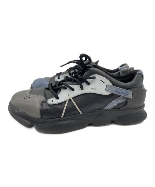 CAMPER（カンペール）CAMPER (カンペール) レザースニーカー ブラック×ネイビー サイズ:40の古着・服飾アイテム
