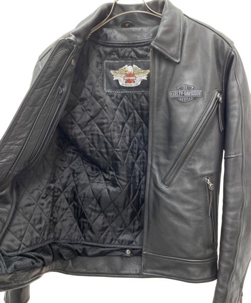 HARLEY-DAVIDSON（ハーレーダビッドソン）HARLEY-DAVIDSON (ハーレーダビッドソン) ライダースジャケット ブラック サイズ:Sの古着・服飾アイテム