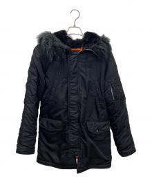 ALPHA（アルファ）の古着「フライトジャケット」｜ブラック