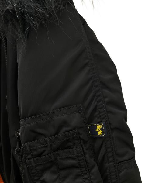 ALPHA（アルファ）ALPHA (アルファ) フライトジャケット ブラック サイズ:Sの古着・服飾アイテム