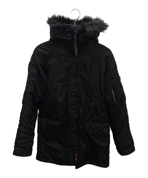 ALPHA（アルファ）ALPHA (アルファ) フライトジャケット ブラック サイズ:Sの古着・服飾アイテム