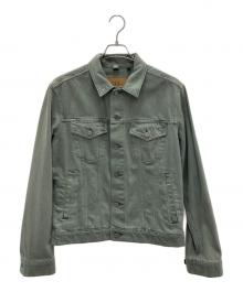 GAP（ギャップ）の古着「デニムジャケット」｜グリーン
