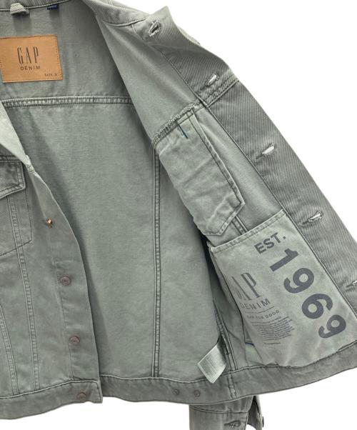 GAP（ギャップ）GAP (ギャップ) デニムジャケット グリーン サイズ:S 未使用品の古着・服飾アイテム