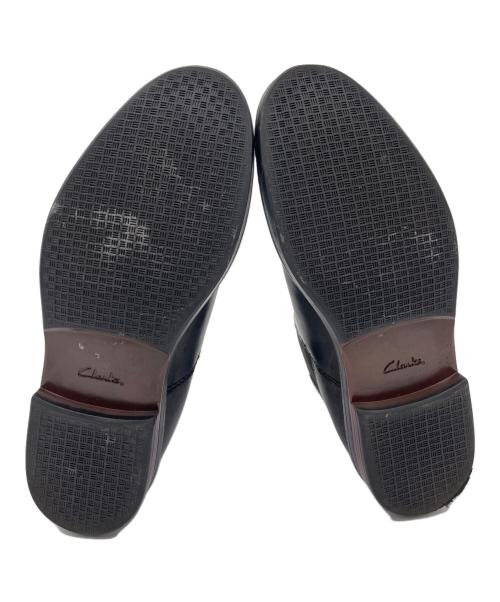 CLARKS（クラークス）CLARKS (クラークス) サイドゴアブーツ ブラック サイズ:25.5cmの古着・服飾アイテム